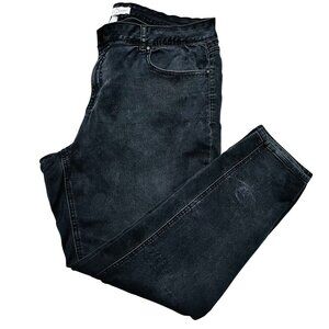 Plus Size Lee Riders Womens Classic Black Denim Jeans 20W